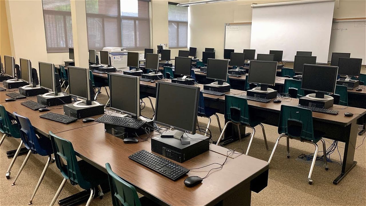 comp lab cleaning