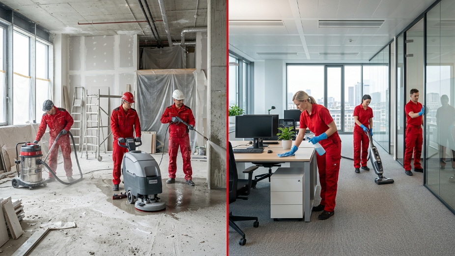 Builders Cleaning vs Regular Cleaning