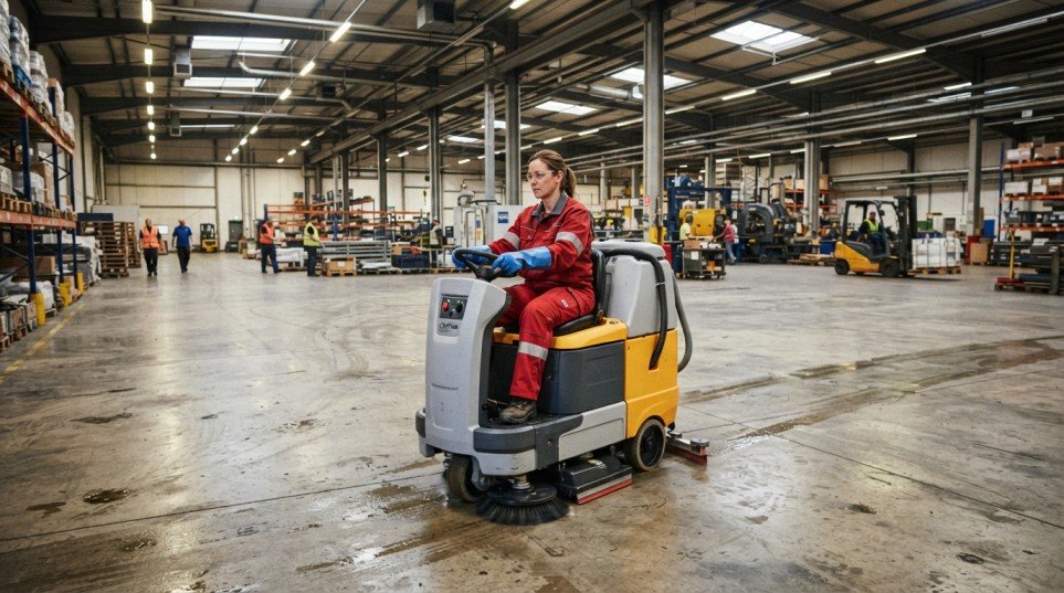 Factory Floor Cleaning