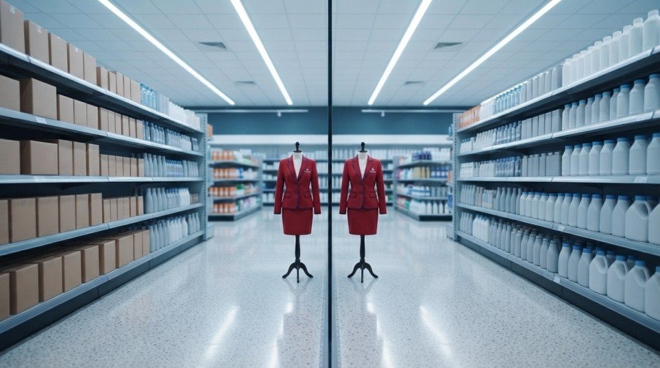 Clean, well-maintained retail store floor after professional cleaning