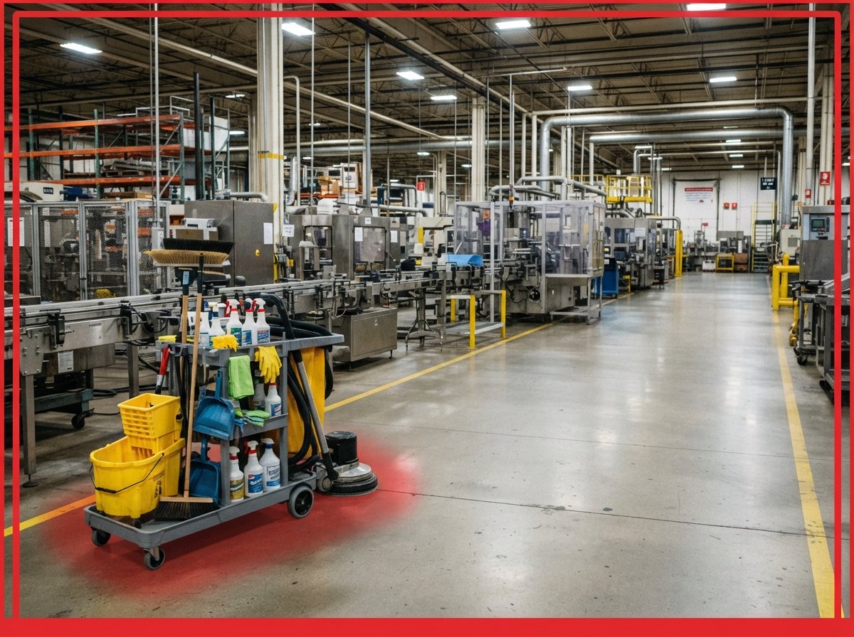 Factory and warehouse floor cleaning service in Melbourne