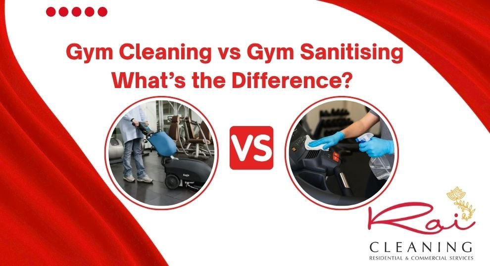 Gym Cleaning vs Gym Sanitising: What’s the Difference?